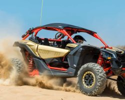 can-am maverick dune buggy in dubai desert